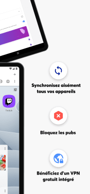 Capture d'écran de l'application Navigateur Opera avec VPN - #10
