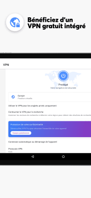 Capture d'écran de l'application Navigateur Opera avec VPN - #11