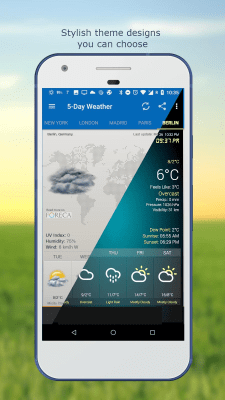 Capture d'écran de l'application Météo & Horloge Widget - #4