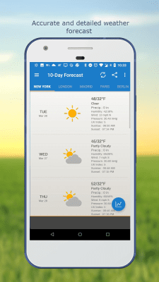 Capture d'écran de l'application Météo & Horloge Widget - #5