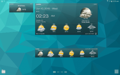 Capture d'écran de l'application Météo & Horloge Widget - #12