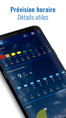 Capture d'écran de l'application Météo et horloge transparent - #3