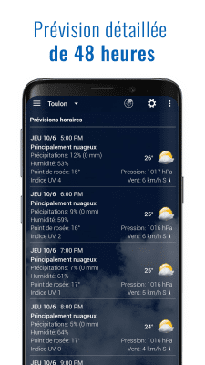 Capture d'écran de l'application Météo et horloge transparent - #5