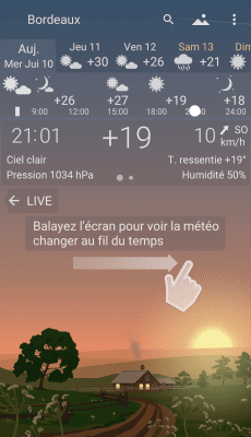 Capture d'écran de l'application Une Météo Précise YoWindow - #3