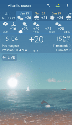 Capture d'écran de l'application Une Météo Précise YoWindow - #4