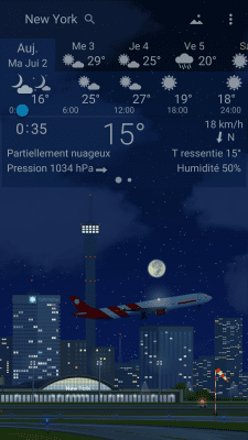 Capture d'écran de l'application Une Météo Précise YoWindow - #7