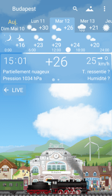 Capture d'écran de l'application Une Météo Précise YoWindow - #8