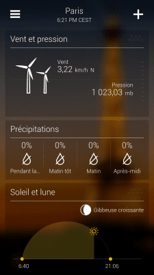 Capture d'écran de l'application Yahoo Météo - #4
