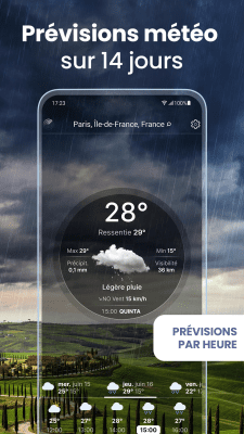 Capture d'écran de l'application Météo Live - #1