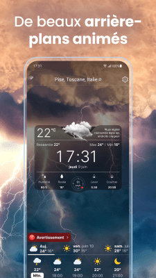 Capture d'écran de l'application Météo Live - #3