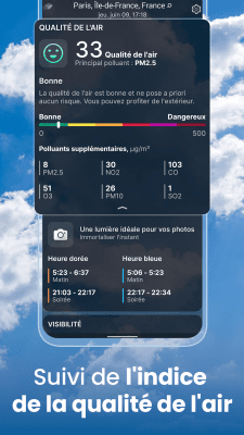 Capture d'écran de l'application Météo Live - #6