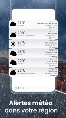 Capture d'écran de l'application Météo Live - #8