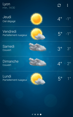 Capture d'écran de l'application MacroPinch Météo - Weather - #4