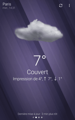 Capture d'écran de l'application MacroPinch Météo - Weather - #6