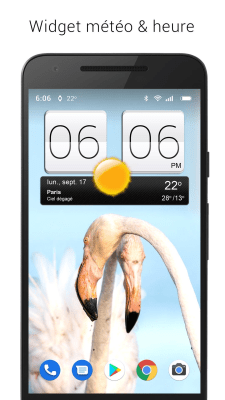 Capture d'écran de l'application Sense V2 Flip Clock & Weather - #1