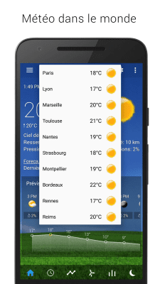 Capture d'écran de l'application Sense V2 Flip Clock & Weather - #6