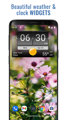 Capture d'écran de l'application 3D Flip Clock & World Weather - #1