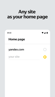 Capture d'écran de l'application Yandex Start - #2