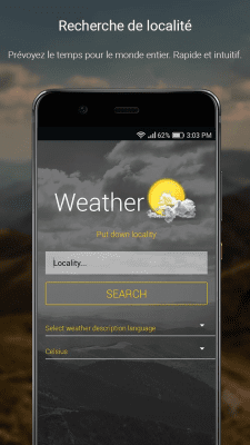 Capture d'écran de l'application Prévisions météo 16 jours - #2