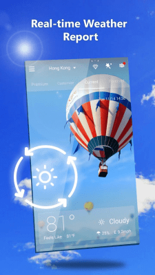 Capture d'écran de l'application GO Prévisions Météo & Widgets - #1