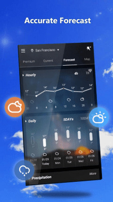 Capture d'écran de l'application GO Prévisions Météo & Widgets - #3