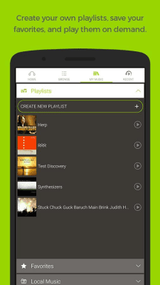 Capture d'écran de l'application Earbits Music Discovery App - #3