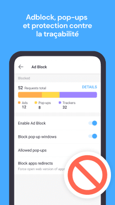Capture d'écran de l'application Aloha Browser (beta) - #4