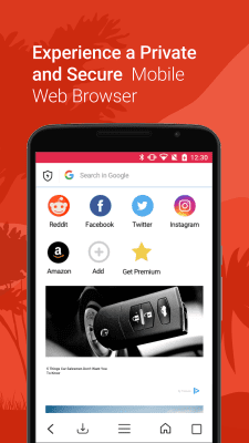 Capture d'écran de l'application Downloader & Private Browser - Kode Browser - #1