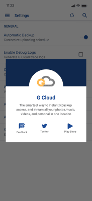 Capture d'écran de l'application G Cloud Backup - #6