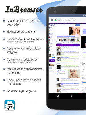 Capture d'écran de l'application InBrowser - Visionneuse incognito - #1