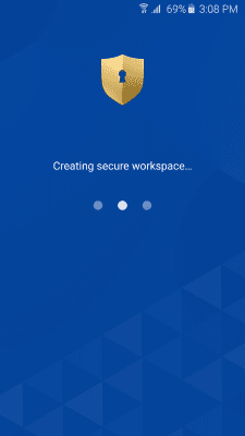 Capture d'écran de l'application Samsung My KNOX - #3