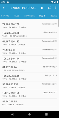 Capture d'écran de l'application Flud - Client torrent - #8