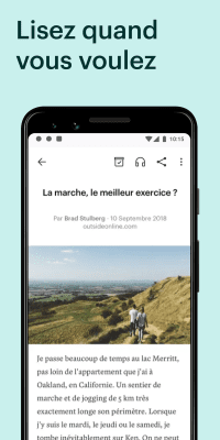 Capture d'écran de l'application Pocket - #3