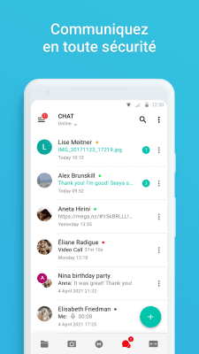 Capture d'écran de l'application MEGA - #5