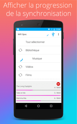 Capture d'écran de l'application iSyncr Lite pour iTunes - PC - #3