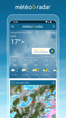 Capture d'écran de l'application Météo et Radar - #1