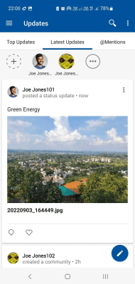 Capture d'écran de l'application HCL Connections - #3