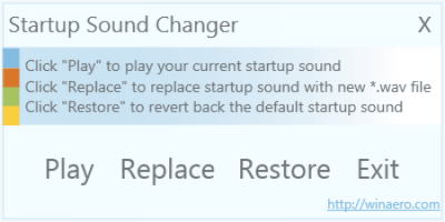 Capture d'écran de l'application Startup Sound Changer - #1