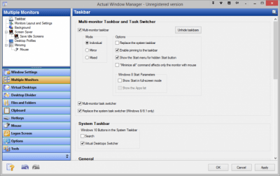 Capture d'écran de l'application Actual Window Manager - #3