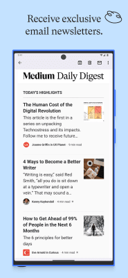 Capture d'écran de l'application Medium - #7