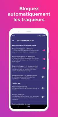 Capture d'écran de l'application Firefox Focus - #3