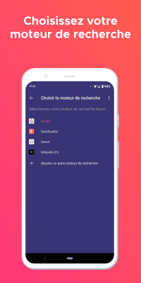 Capture d'écran de l'application Firefox Focus - #6