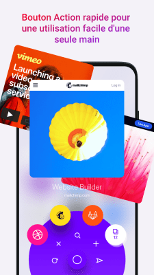 Capture d'écran de l'application Opera Touch - #2