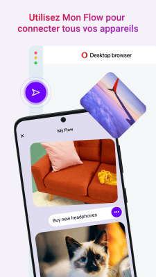 Capture d'écran de l'application Opera Touch - #8