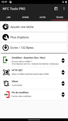 Capture d'écran de l'application NFC Tools - Pro Edition - #3