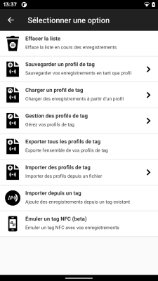 Capture d'écran de l'application NFC Tools - Pro Edition - #4