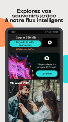 Capture d'écran de l'application Degoo : 20 de Go sur le cloud - #5