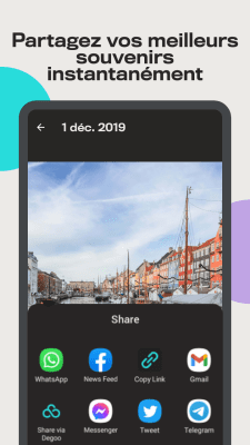 Capture d'écran de l'application Degoo : 20 de Go sur le cloud - #6