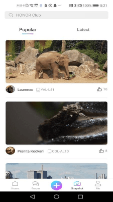 Capture d'écran de l'application HONOR Club - #3