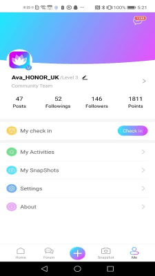 Capture d'écran de l'application HONOR Club - #4